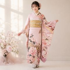 逸品 振袖7点フルセット 辻が花 辻ヶ花 金通し 花絞り 成人式 卒業式