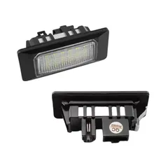 新型 エクストレイル T33 セレナC27 LEDナンバー灯 エクストレイルT32 ローグJ50 スカイラインクロスオーバー Z51型 Z50型 ムラーノB30 ラフェスタF50 シーマJ50 インフィニティQ45など対応ライセンスランプ LED 日産適用 のサムネイル