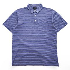 10s Patagonia ボーダー ポロシャツ オーガニックコットン L - メルカリ