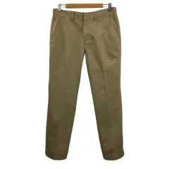 アーバンリサーチ URBAN RESEARCH パンツ チノ テーパード ロング 無地 センタープレス M ベージュのサムネイル