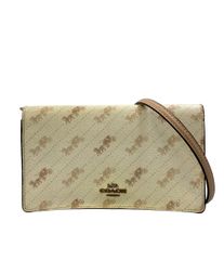 極美品 コーチ C4208 2WAY クラッチ ショルダーバッグ ウォレット 