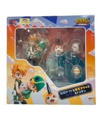 메가 하우스 디지몬 어드벤처 GEM 이시다 야마토와 타카이시 타케루와 츠노몬과 토코몬 피규어