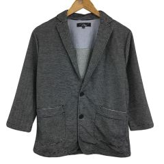 ZARA MAN ボーダー テーラードジャケット XL - メルカリ