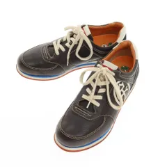 【中古】カステルバジャック CASTELBAJAC レザー スニーカー ブラック【サイズ24.5】【メンズ】のサムネイル