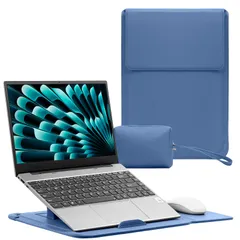 新品 RoYiio【3in1】ノートパソコン用スリーブ pcスタンドとマウスパッド付き16インチMacBook Pro，15インチMacBook Air，15-15.6-16インチ Dell/Surface/ASUS/Acer/HP/Lenovo対応 Laptのサムネイル