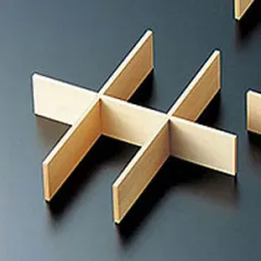 【新品・5営業日で発送】ヤマコー 27322 白木おせち重箱用仕切 6.5寸用 (3本組) 16-241-08