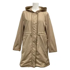 MONCLER(モンクレール) コート サイズ1 S レディース美品  LEBRIS ベージュ 長袖/ジップアップ/パイピング/春/秋のサムネイル