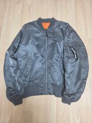 極美品】BEAMS CRAZYパターン MA-1 ワイドフィット／オリーブ／M