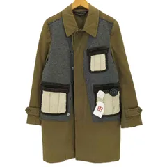 コムデギャルソンオムプリュス COMME des GARCONS HOMME PLUS 10ss ランダムコラージュ期 ドッキングコート メンズ JPN：S のサムネイル