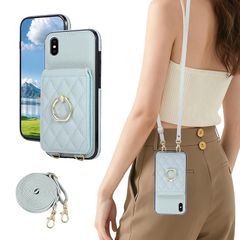 [신품] KW-LINK iPhone XS Max 케이스 수첩형 iphonexsmax 케이스 숄더 링 첨부 스마트폰 케이스 iphonexs max 케이스 수첩형 세련된 배면 카드 수납 옆 두어 스탠드 기능 아이폰 xs max 에 적용 후면 케