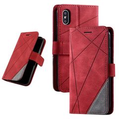 [신품] iPhone X/Xs 수첩형 지갑형 카드 수납 스탠드 기능 사이드 마그넷 TPU 케이스 경량 스트랩 홀 QI 충전 대응 가로 두어 기능 아이후아 아이폰 가죽 케이스 소프트 실리콘 마호케이스 방지문 렌즈 보호 전면보