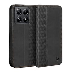 [신품] Gedurya Xiaomi 14T Pro 케이스 수첩형 샤오미 14t 프로 케이스 Xiaomi14T Pro용 수첩형 케이스 휴대 커버 스마트폰 케이스 6.67 인치 대응 마름모 모양 전면 보호 내충격 카드 수납 지갑형 스탠드 기능 마그네