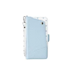 【新品】 case for iPhone 14 pro max ケース 6.7インチ アイフォン14 プロ マックス カバー 手帳型かわいい 猫の足跡 ストラップスタンド機能付き 財布型 スマホカバー マグネット付き カード収納 全面保護 (A2-ブルー, i
