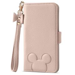 [신품] For iphone 17 대응하는 모델 Accart 가죽 수첩형 지갑 케이스 카드 수납&스트랩 첨부 옆 두어 기능 내마찰 여성 여성용 귀여운 세련된 보호 커버 살구 핑크