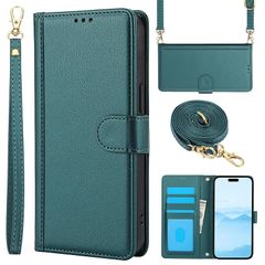[신품] Dahimomo For iPhone 16 Pro 케이스 수첩형 숄더 아이폰 16 프로 케이스 수첩형 이 Phone16Pro 지갑형 카드 수납 어깨걸이 스마트폰 케이스 iPhone 16 프로 휴대 커버 iPhone16 프로 아이폰