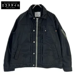 sacai　サカイ　ブラック 24-03555M ナイロン ツイル ブルゾン　2のサムネイル