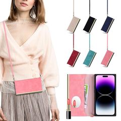 [신품] Cavor iPhone14 Pro 스마트 폰 휴대용 케이스 어깨걸이 목걸이 대각선 가죽 숄더 거울을 거는 귀여운 여성 iPhone 14 Pro 숄더 케이스 iPhone 14 Pro 수첩형 케이스 [봉투 디자인] iPhone 14Pro 지갑형 케이