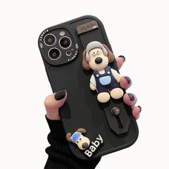 [신품] iPhone 11 Pro 용 케이스 월레스와 그로밋 아이폰 스마트 폰 케이스 리스틀릿 아이폰 11 Pro 용 케이스 휴대 스트랩