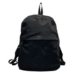 現行✨美品】アニエスベー リュック ナイロン ブラック PAS23-07 