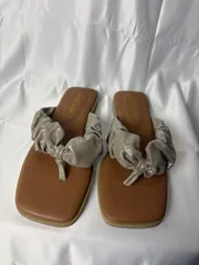 ehka sopo サンダル トングサンダル ラメ ギャザーのサムネイル