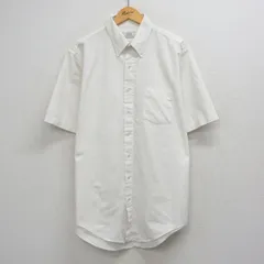 XL/古着 アロー 半袖 シャツ メンズ 90年代 90s 大きいサイズ ロング丈 ボタンダウン USA製 白 26apr27のサムネイル