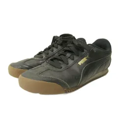 プーマ PUMA チュリーノ スニーカー シューズ ローカット レザー 24.5cm 黒 ブラック 372861-08 0403