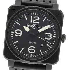 ベル＆ロス Bell＆Ross BR03-92-S アヴィエーション ミリタリー デイト 自動巻き メンズ 保証書付き_958029のサムネイル