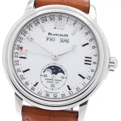 ブランパン Blancpain 2763-1127A-5313 レマン トリプルカレンダー ムーンフェイズ 自動巻き メンズ 良品 箱・保証書付き_954640のサムネイル