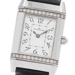 ジャガー・ルクルト JAEGER-LECOULTRE 265.8.86/Q2648440 レベルソ ダイヤベゼル 手巻き レディース 良品 保証書付き_958908のサムネイル