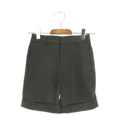 ポロ バイ ラルフローレン Polo by Ralph Lauren パンツ スラックス 子ども服（男の子用） ウール 110 ダークグレー ショート丈 カフスヘム 無地 /AH23 ■GY99