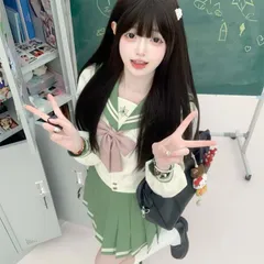 【送料無料】セーラー服 3点セット女子高校 コスプレ 上下セット 長袖セット スカート プリーツスカート 大きいサイズあり ミニスカート スクール 制服 女子高生 高校生 学生服 文化祭 学園祭 コスプレ ハロウィン 仮装 コスチューム　 人気JK制服