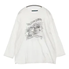 HUG O WaR The Silver Jubilee カリグラフィーロングT 25執念記念 長袖Ｔシャツ カットソー ロンＴ ホワイト レディース ハグオーワー【中古】6-0509M♪のサムネイル