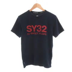 スウィート イヤーズ SWEET YEARS SY32 Tシャツ カットソー 半袖 ロゴ M 紺 ネイビー /YJ ■GY99のサムネイル