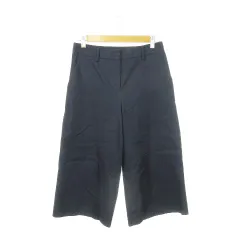 セオリーリュクス theory luxe パンツ ガウチョ ワイド ストレッチ 38 M 紺 ネイビー /AH6のサムネイル