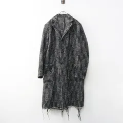 Archive メンズ ディーゼル DIESEL ウールミックス ヘリンボーン チェスターコート 44/ブラック アウター テーラード 【2400014968835】のサムネイル