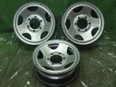 【中古】社外 15インチ スチールホイール 3本のサムネイル
