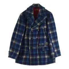 VINTAGE (ヴィンテージ) 60S VINTAGE SEARS BOYVILLE ヴィンテージ ウール チェック Pコート ネイビーのサムネイル
