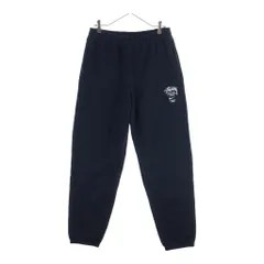 NIKE (ナイキ) 21SS ×STUSSY ステューシー ロゴプリント スウェットパンツ ブラック DC4227-010のサムネイル