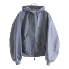 KAIKO (カイコー) CARRY FIGURE フロッキー加工 ジップアップパーカー フーディー グレー KAIKO-25-003のサムネイル