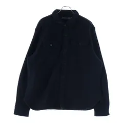 POLO RALPH LAUREN (ポロラルフローレン) WOOL CPO SHIRTS ウール混 ボタンダウン 長袖シャツジャケット ブラックのサムネイル