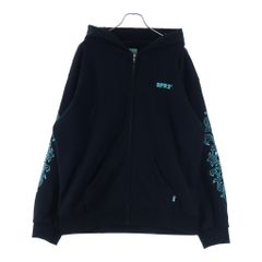 M 黒 FR2 月桃 刺繍 ラビット ジップ フーディー パーカー 沖縄 - メルカリ