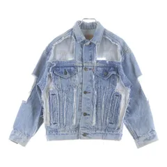 OFF-WHITE (オフホワイト) 16SS Levi's Vision Denim Jacket リーバイス 再構築デニムジャケット インディゴ OFFLVSS16のサムネイル