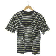 90s ティンバーランド ビンテージ半袖ボーダーTシャツ ポケT 刺繍ロゴ 