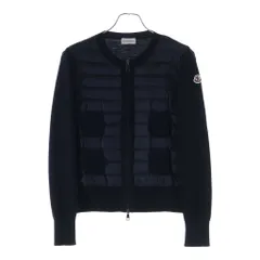 MONCLER (モンクレール) CARDIGAN TRICOT カーディガン トリコット ダウン切り換え ジップアップジャケット グレーのサムネイル