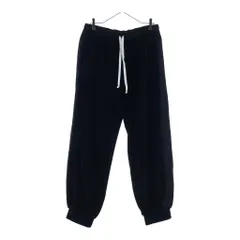 GUCCI (グッチ) ベロア サイドライン スウェットジョガーパンツ ブラック 595535 XJBTFのサムネイル