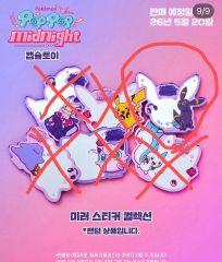 ポケモン pokemon 韓国限定 30周年記念 ミラー ステッカー ブラッキー