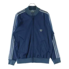 adidas (アディダス) 80'S トレフォイル刺繍ロゴ トラックジャケット ATPタグ ブルーのサムネイル