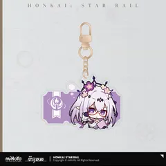 崩壊：スターレイル・公式　アクリルキーホルダー（パム展覧会）キャストリス　アナイクス　ヒアンシー　サフェル　ファイノン　セイレンス　ケリュドラ　長夜月　丹恒・騰荒　キュレネ　B1