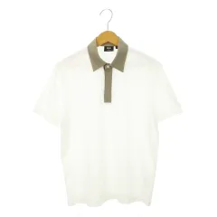 ユニクロ UNIQLO × セオリー Theory エアリズムスリムフィットポロシャツ 半袖 バイカラー コットン S 白 ホワイト 423002 /AH9 ■GY99