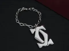 ■新品同様■ Cartier カルティエ 2Cロゴ キーホルダー バッグチャーム キーチャーム レディース メンズ シルバー系 HA4903のサムネイル